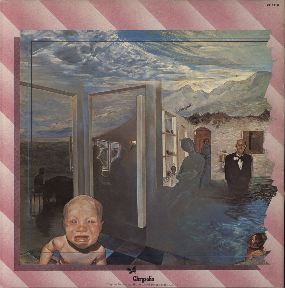 Split Enz Mental Notes - Blue Label UK vinyl LP album (LP record)