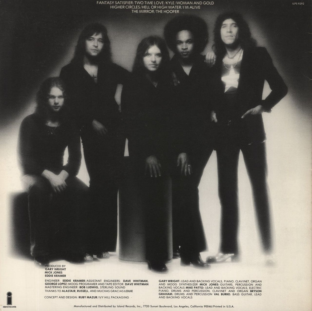 Spooky Tooth The Mirror US vinyl LP album (LP record)