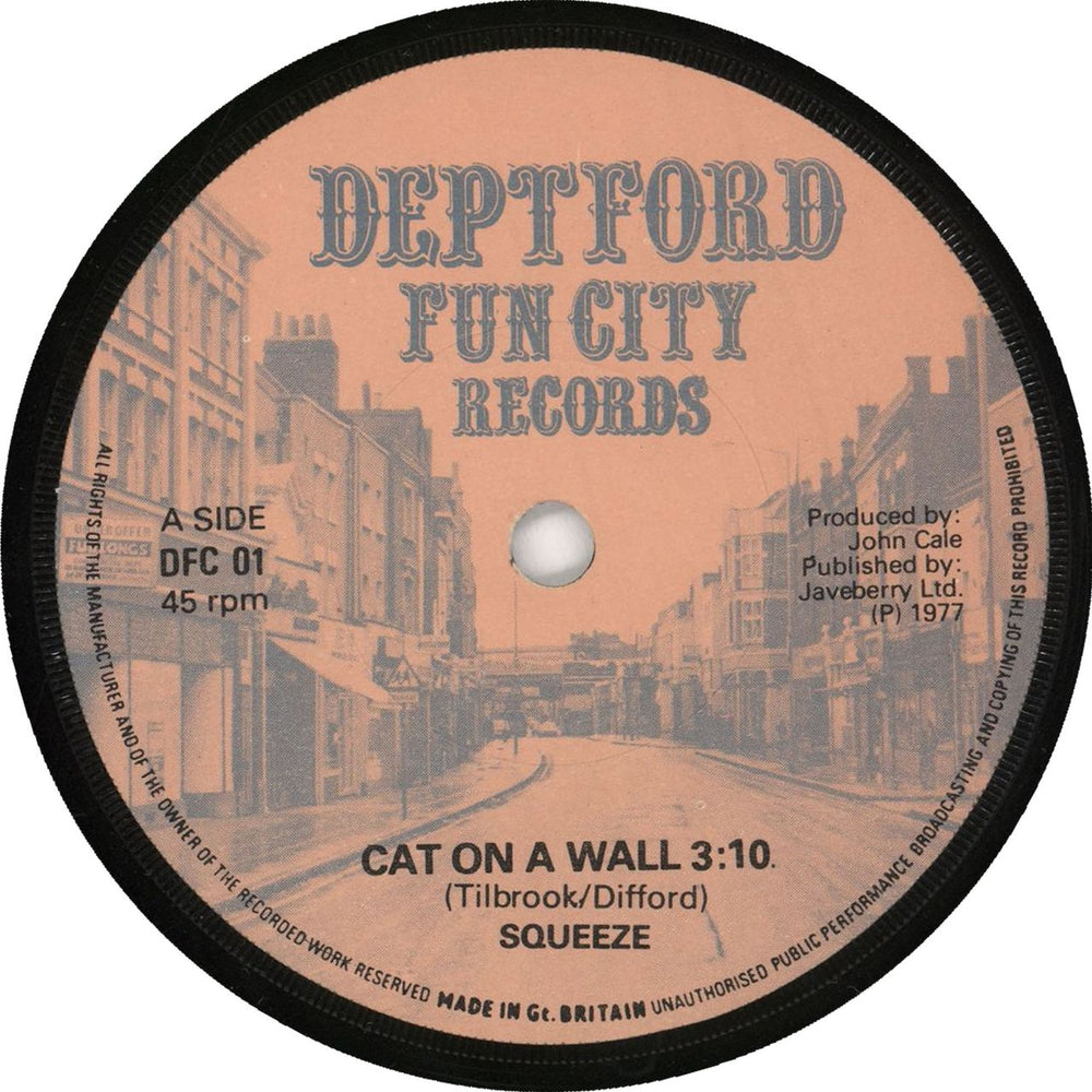 Squeeze Packet Of Three EP - 1st UK 7" vinyl single (7 inch record / 45)