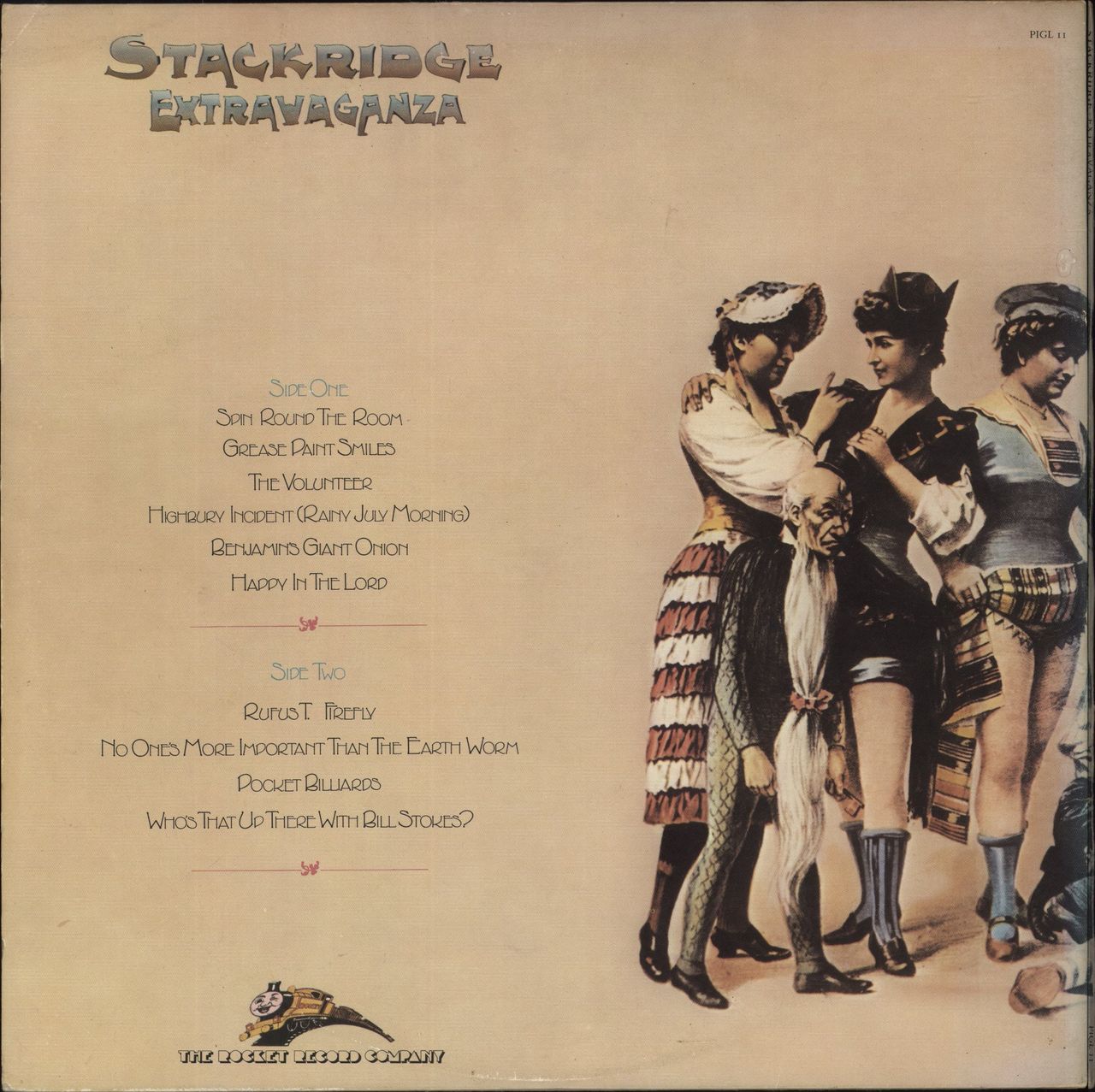 Stackridge Extravaganza UK vinyl LP album (LP record)