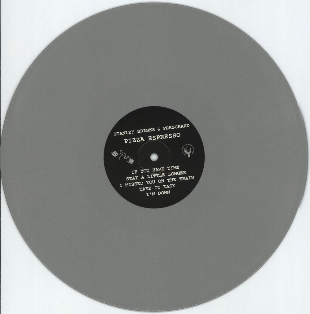 Stanley Brinks Pizza Espresso - Grey Vinyl UK vinyl LP album (LP record) 62ALPPI878040