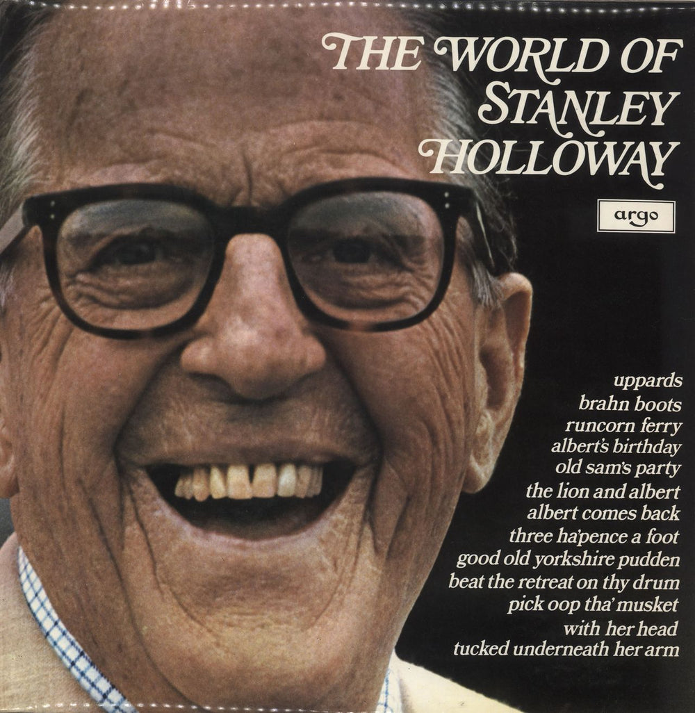 Stanley Holloway The World Of Stanley Holloway UK vinyl LP album (LP record) SPA/A199