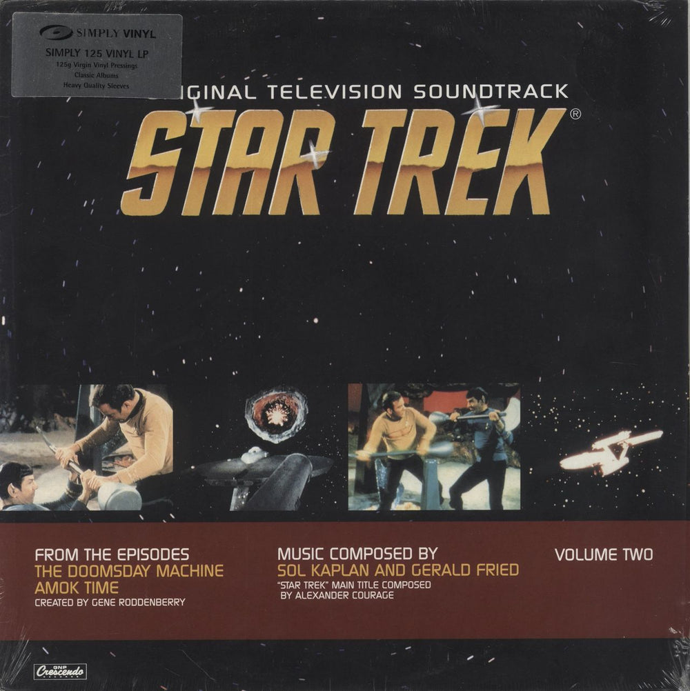 Star Trek Original Television Soundtrack Star Trek Volume Two - Simply Vinyl - Sealed US vinyl LP album (LP record) S125011