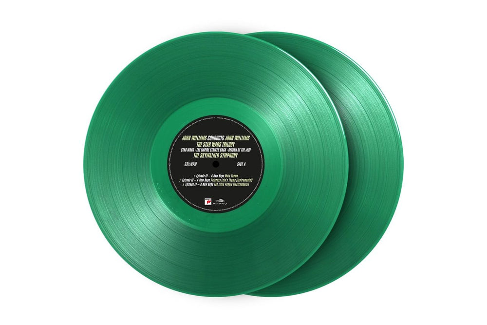 Star Wars The Star Wars Trilogy - Translucent Green Vinyl 180 Gram UK 2-LP vinyl record set (Double LP Album) Audiophile