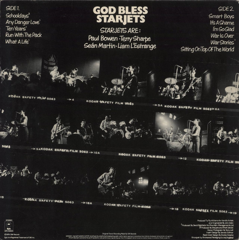 Starjets God Bless Starjets UK vinyl LP album (LP record)