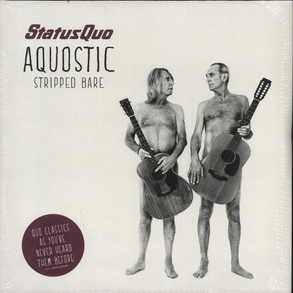 Status Quo Aquostic: Stripped Bare - Sealed German 2-LP vinyl record set (Double LP Album) 0209848ERE