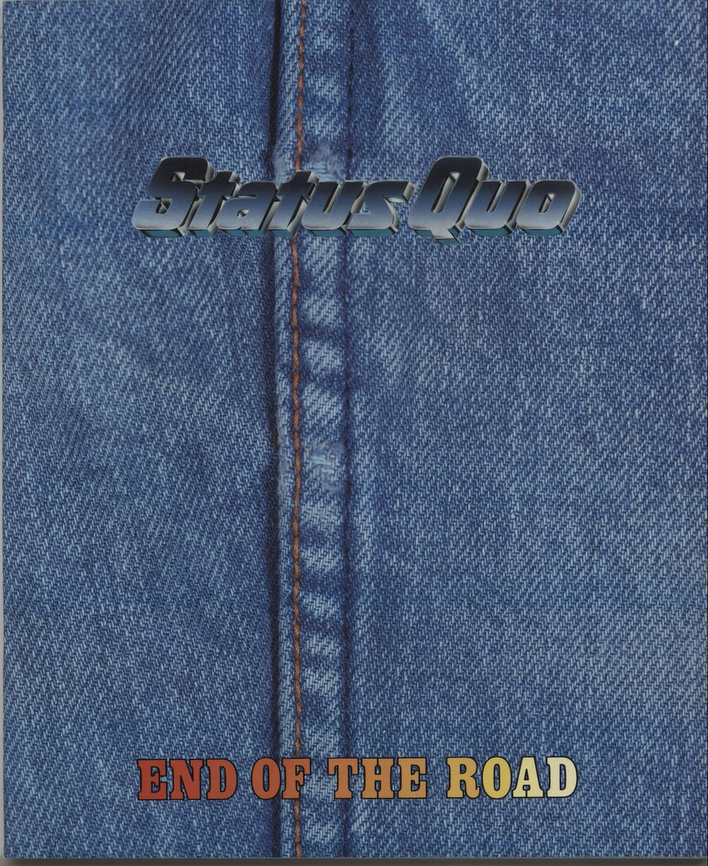 Status Quo End Of The Road UK tour programme TOUR PROGRAMME