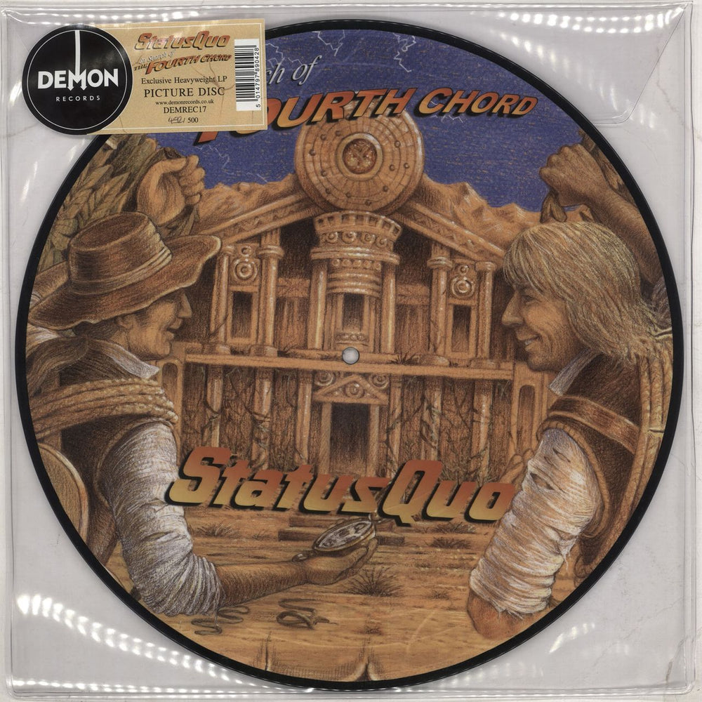 Status Quo In Search Of The Fourth Chord UK picture disc LP (vinyl picture disc album) DEMREC17