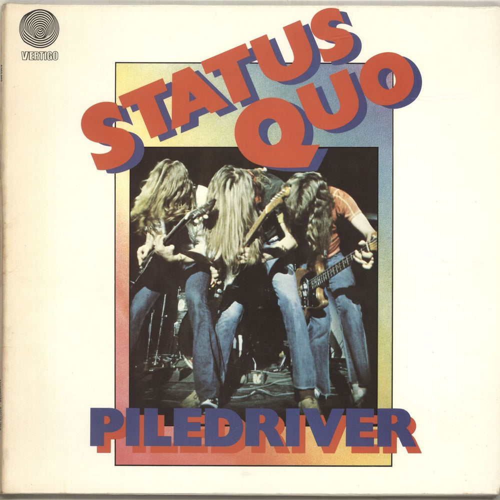 Status Quo Piledriver German vinyl LP album (LP record) 6360082