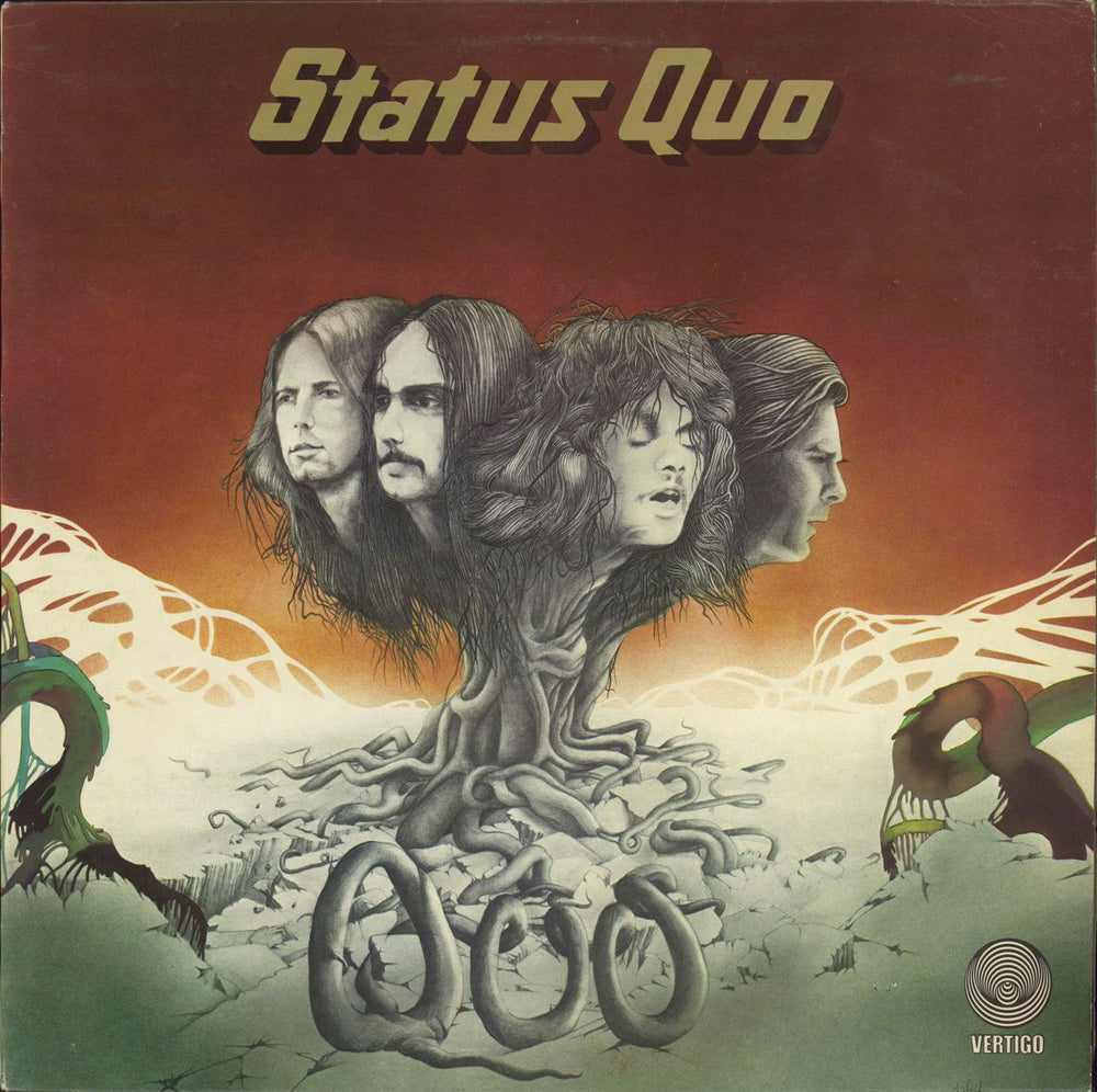 Status Quo Quo + Poster - EX UK vinyl LP album (LP record) 9102001