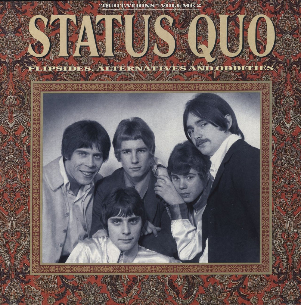 Status Quo "Quotations" Volume 2 [Flipsides, Alternatives And Oddities] UK vinyl LP album (LP record) PYL6025