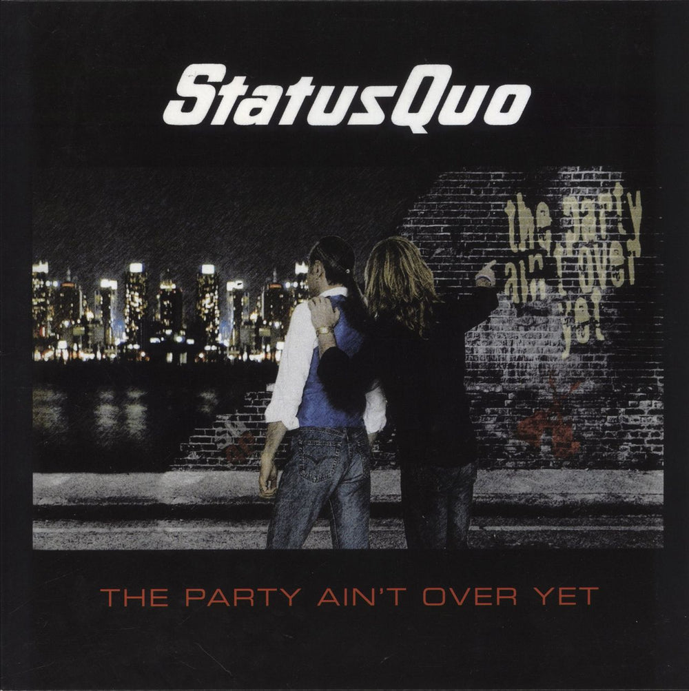 Status Quo The Party Ain't Over Yet - Yellow Vinyl - Sealed UK 2-LP vinyl record set (Double LP Album) DEMREC206