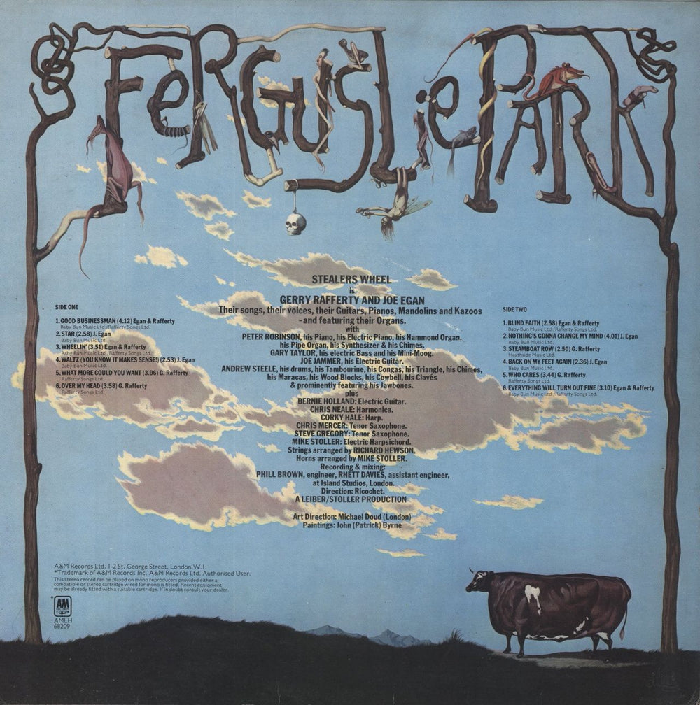 Stealers Wheel Ferguslie Park - Translucent Purple UK vinyl LP album (LP record)