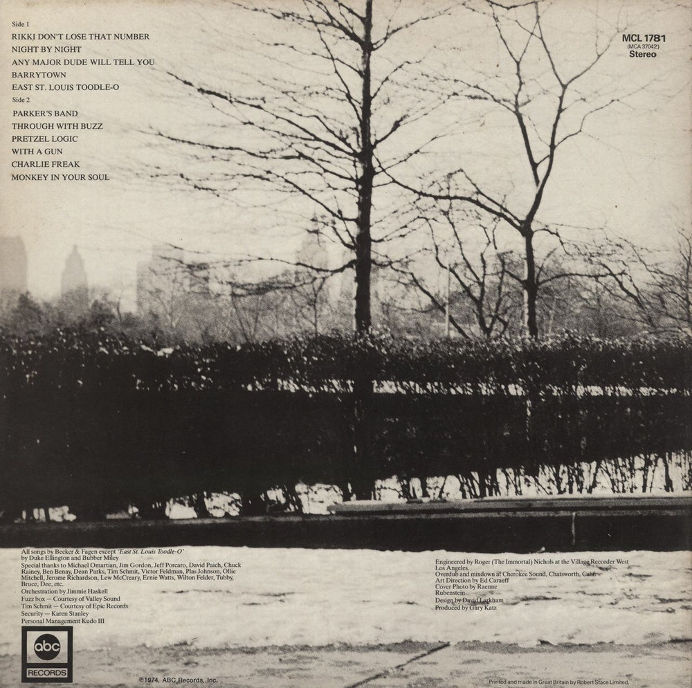 Steely Dan Pretzel Logic UK vinyl LP album (LP record) 5011781178111