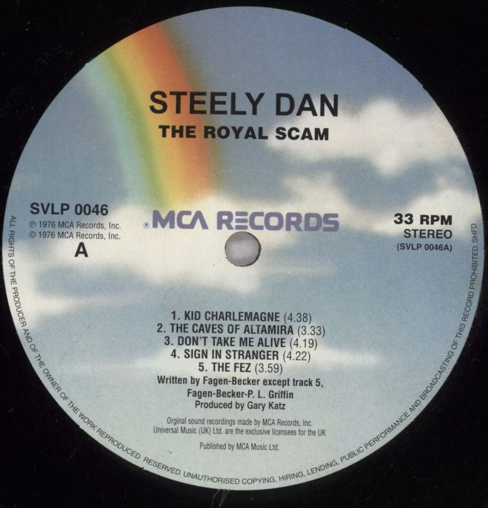 Steely Dan The Royal Scam - 180 Gram Virgin Vinyl UK vinyl LP album (LP record) S-DLPTH838859