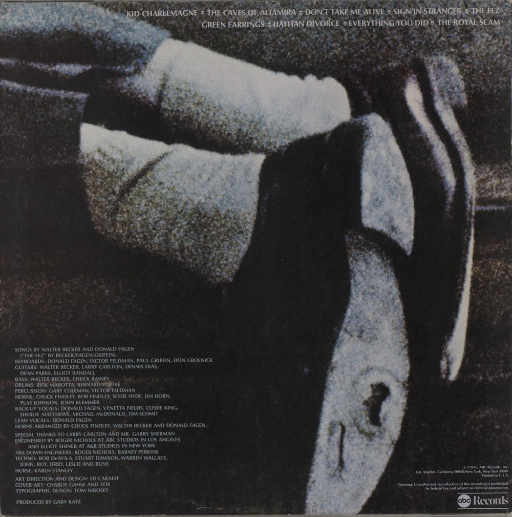 Steely Dan The Royal Scam US vinyl LP album (LP record)