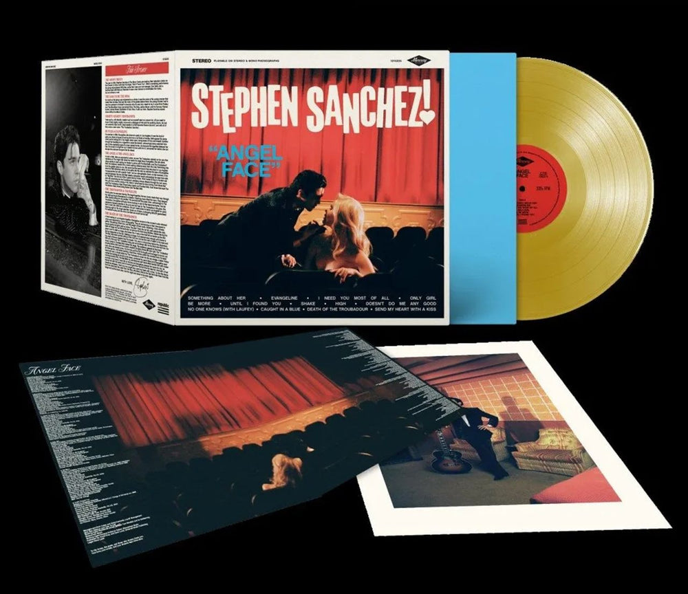 Stephen Sanchez Angel Face - Indies Exclusive Gold Vinyl - Sealed UK vinyl LP album (LP record) 00602458179477