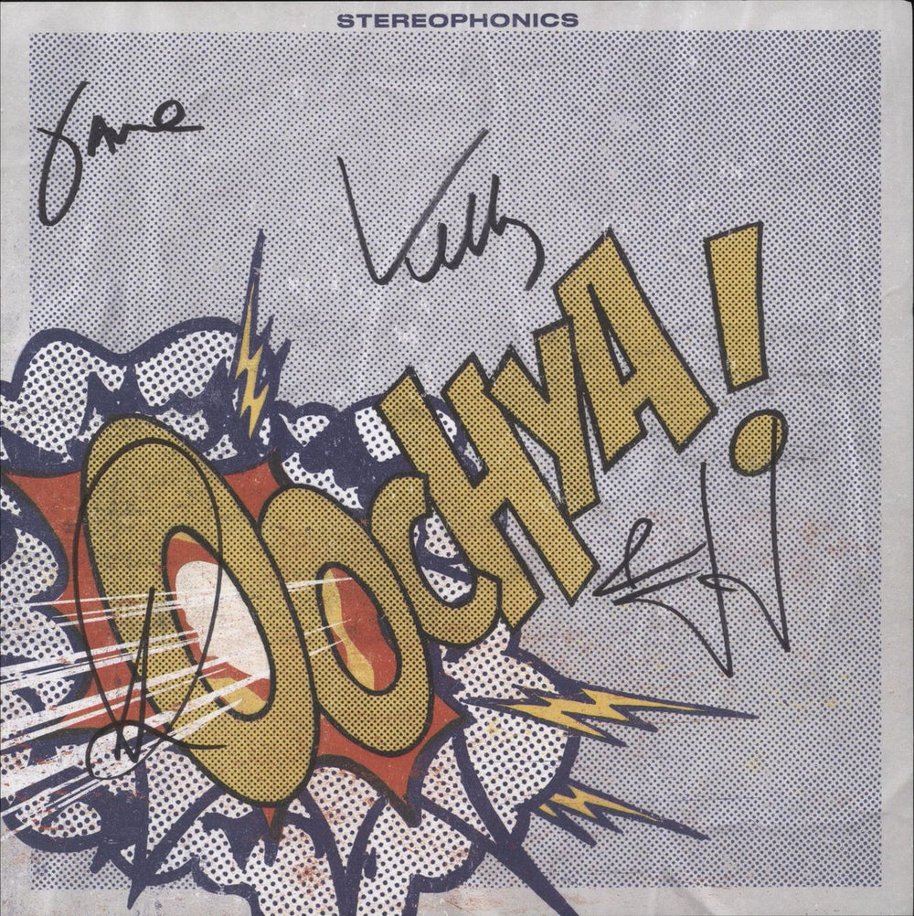 Stereophonics Oochya! - Yellow Vinyl - Sealed + Autographed Print UK 2-LP vinyl record set (Double LP Album) OPH2LOO864772