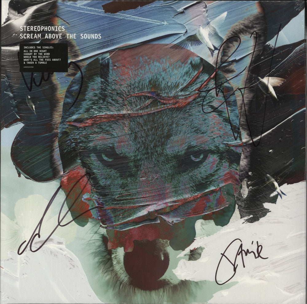 Stereophonics Scream Above The Sounds - Autographed - Sealed UK vinyl LP album (LP record) 0190295767990