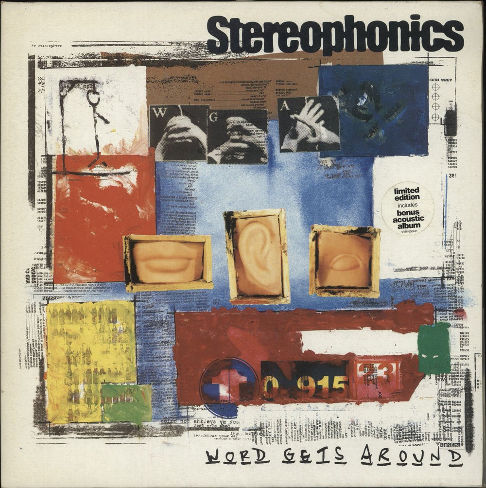 Stereophonics Word Gets Around + Acoustic 12" EP - EX UK 2-LP vinyl record set (Double LP Album) VVR1000431