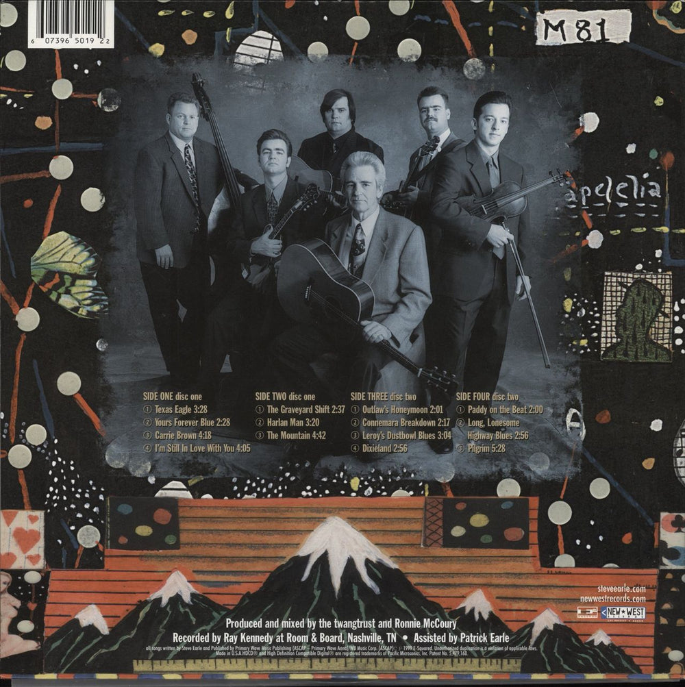 Steve Earle The Mountain UK 2-LP vinyl record set (Double LP Album) 607396501922