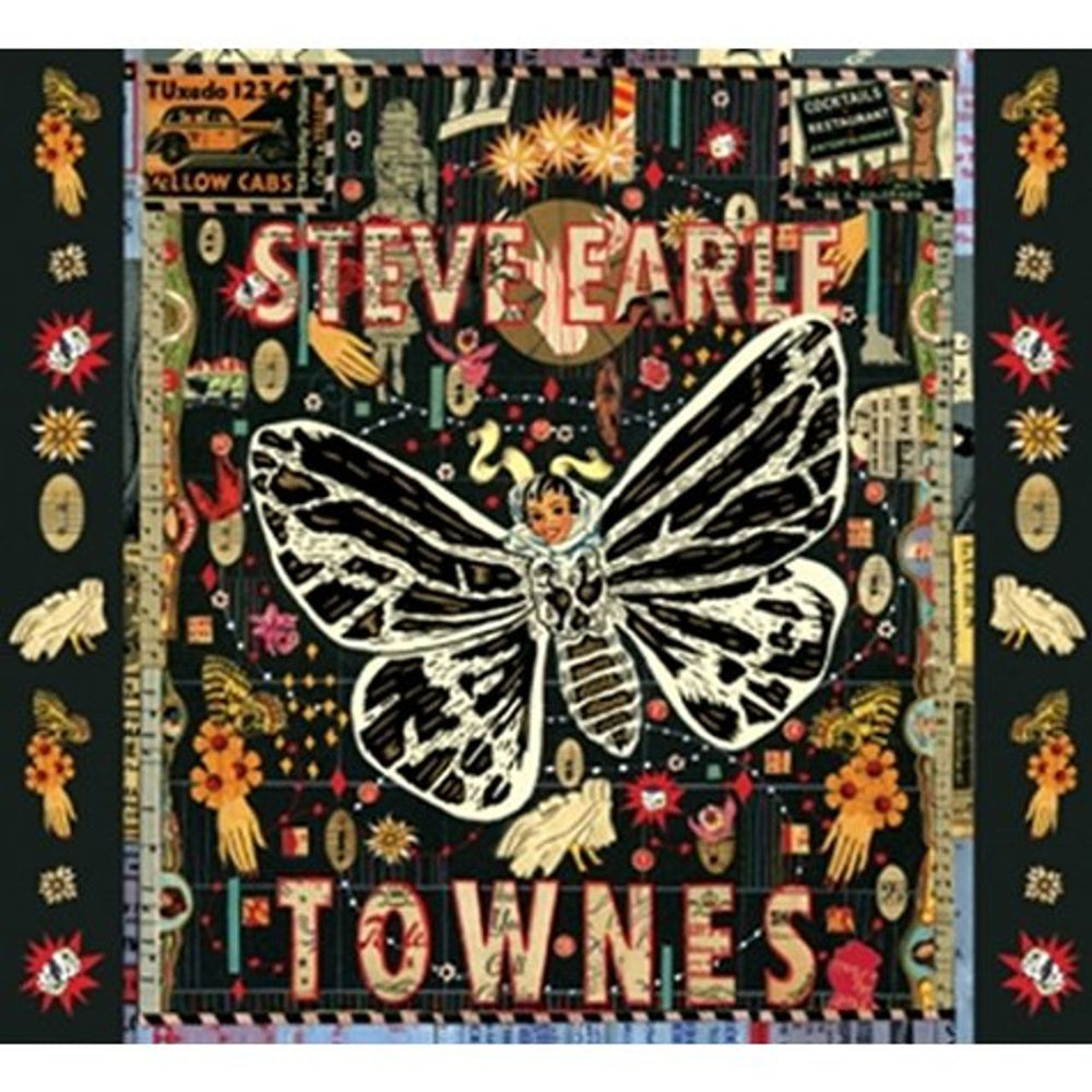 Steve Earle Townes UK 2-LP vinyl record set (Double LP Album) NW5022