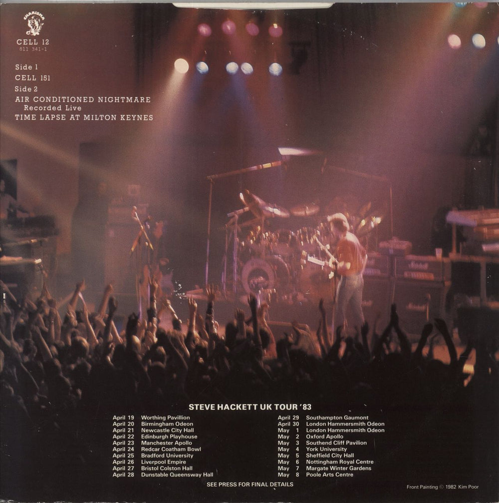 Steve Hackett Cell 151 UK 12" vinyl single (12 inch record / Maxi-single)