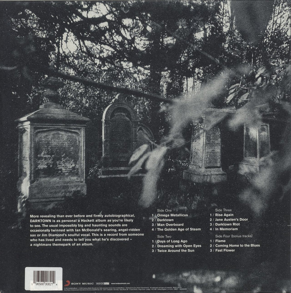 Steve Hackett Darktown - 180 Gram Green Vinyl - Autographed UK 2-LP vinyl record set (Double LP Album) 196588008214