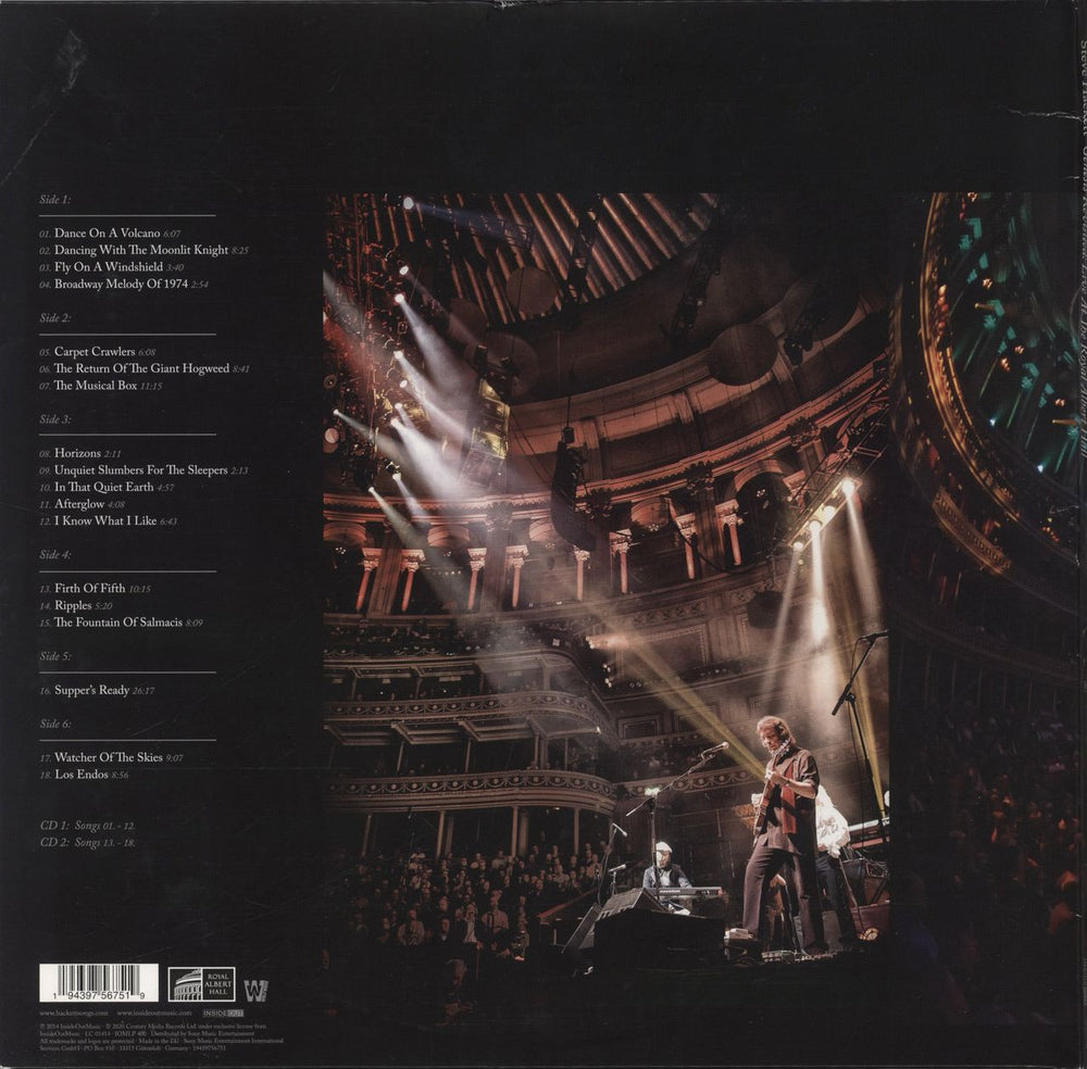 Steve Hackett Genesis Revisited: Live At The Royal Albert Hall - VG Sleeve UK 3-LP vinyl record set (Triple LP Album) SVE3LGE845871