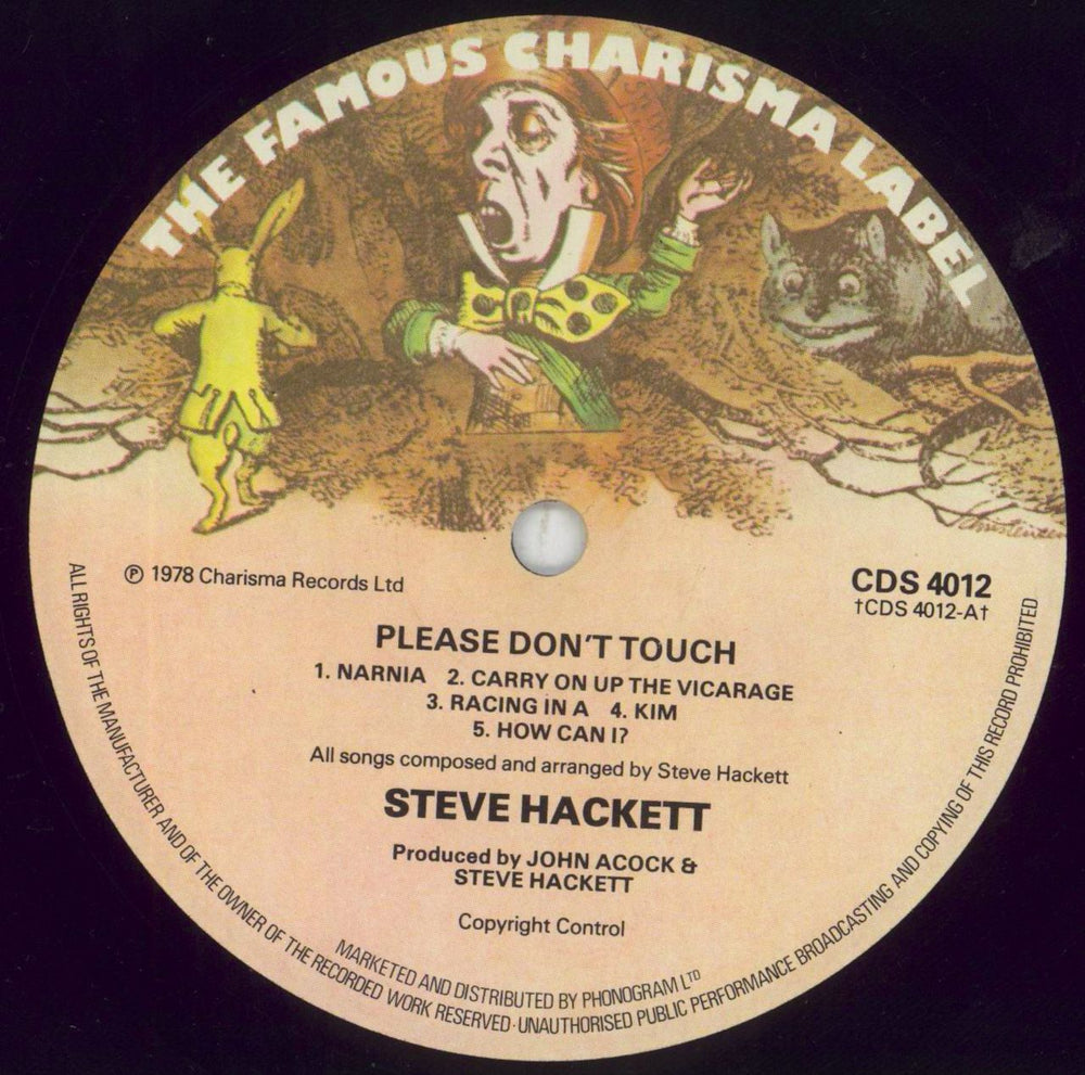 Steve Hackett Please Don't Touch - 1st UK vinyl LP album (LP record) SVELPPL186442