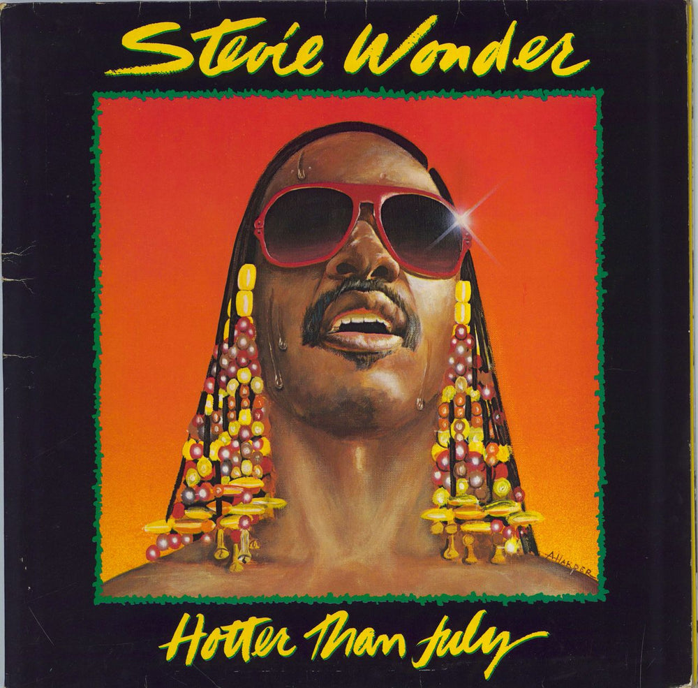 Stevie Wonder Hotter Than July Dutch vinyl LP album (LP record) 1A062-64121
