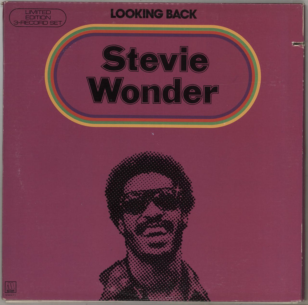 Stevie Wonder Looking Back US 3-LP vinyl record set (Triple LP Album) M-804LP3