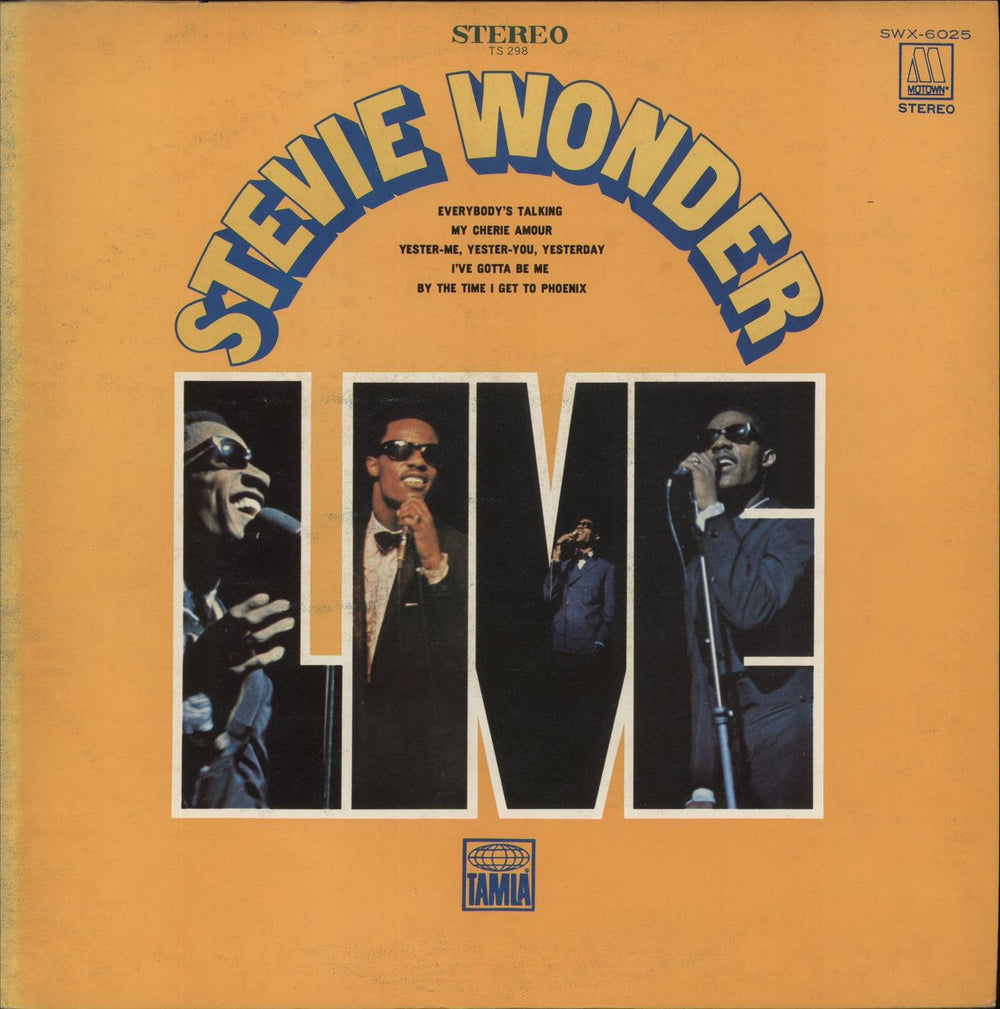 Stevie Wonder Stevie Wonder Live Japanese Promo vinyl LP album (LP record) SWX-6025