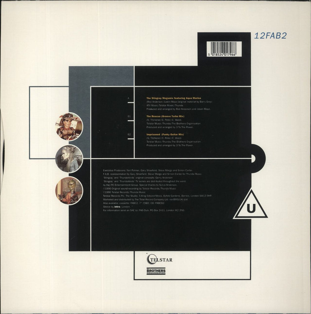 Stingray The Stingray Megamix UK 12" vinyl single (12 inch record / Maxi-single) 5018524017966