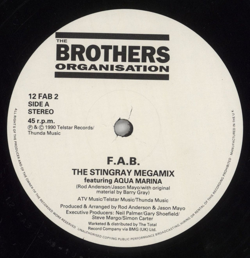 Stingray The Stingray Megamix UK 12" vinyl single (12 inch record / Maxi-single) S~R12TH626670