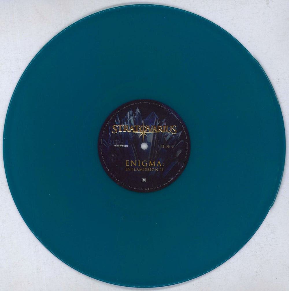 Stratovarius Enigma: Intermission II - Clear & Green Vinyl German vinyl LP album (LP record)