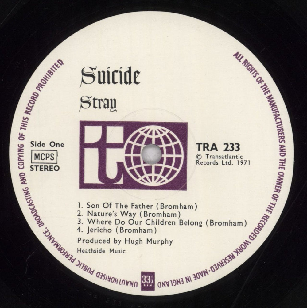 Stray Suicide - 1st - EX UK vinyl LP album (LP record) S.YLPSU689952