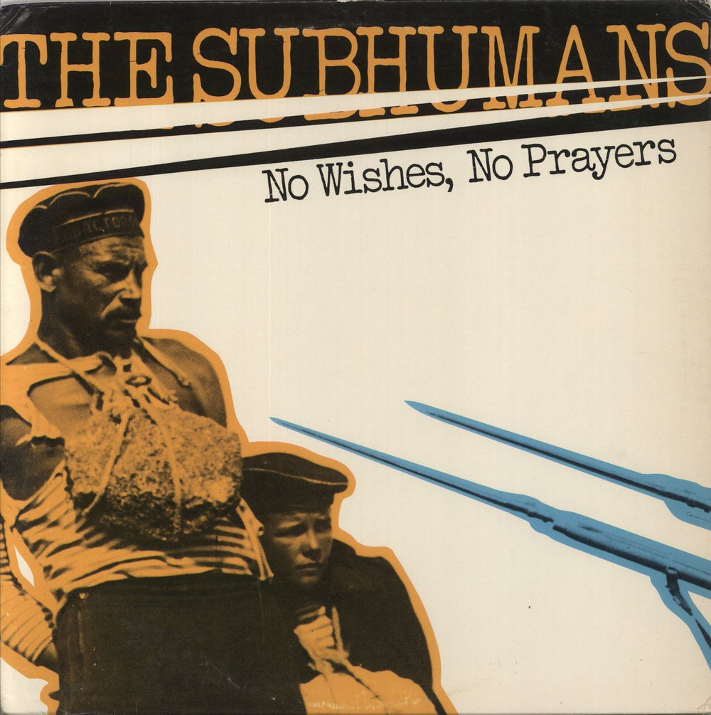 Subhumans Canada No Wishes, No Prayers US vinyl LP album (LP record) SST018