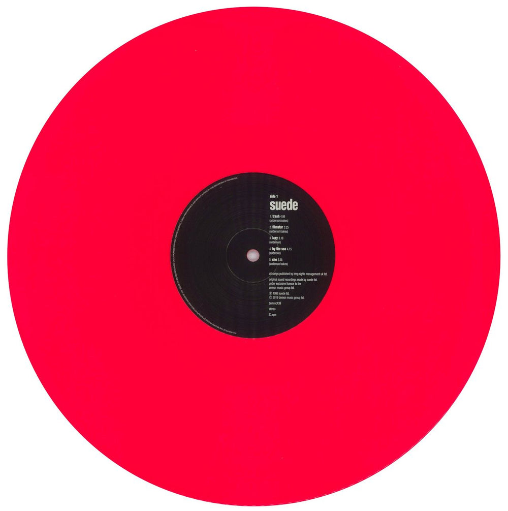 Suede Coming Up - 180gm Neon Pink Vinyl - Shrink UK vinyl LP album (LP record) SUELPCO838043