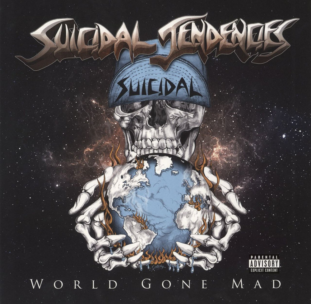 Suicidal Tendencies World Gone Mad - Blue Vinyl UK 2-LP vinyl record set (Double LP Album) SR2316X