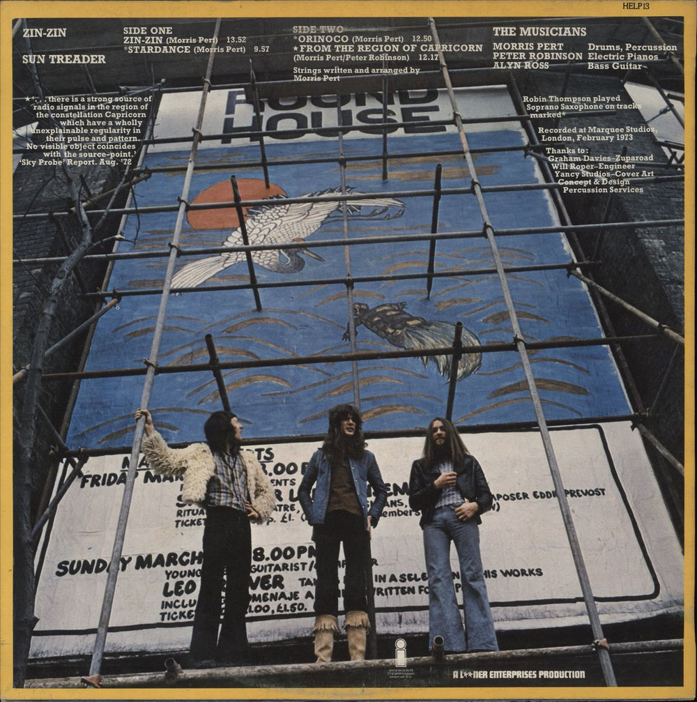 Sun Treader Zin-Zin - EX UK vinyl LP album (LP record)