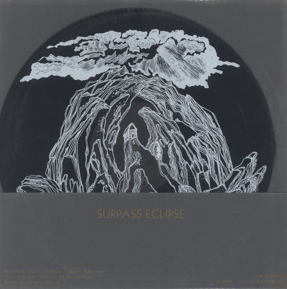 Sun Worship Surpass Eclipse - 2nd German 12" vinyl single (12 inch record / Maxi-single)