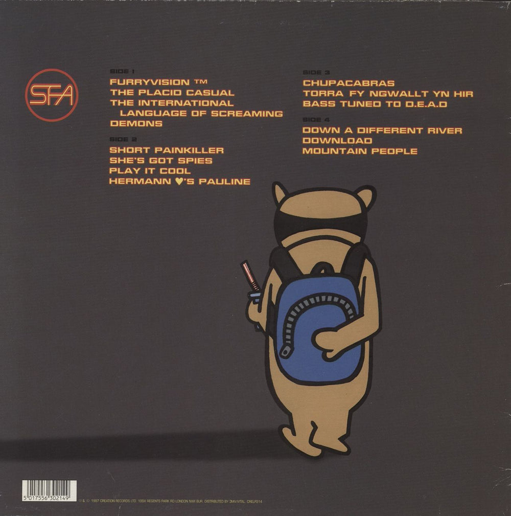 Super Furry Animals Radiator - VG UK 2-LP vinyl record set (Double LP Album) 5017556302149