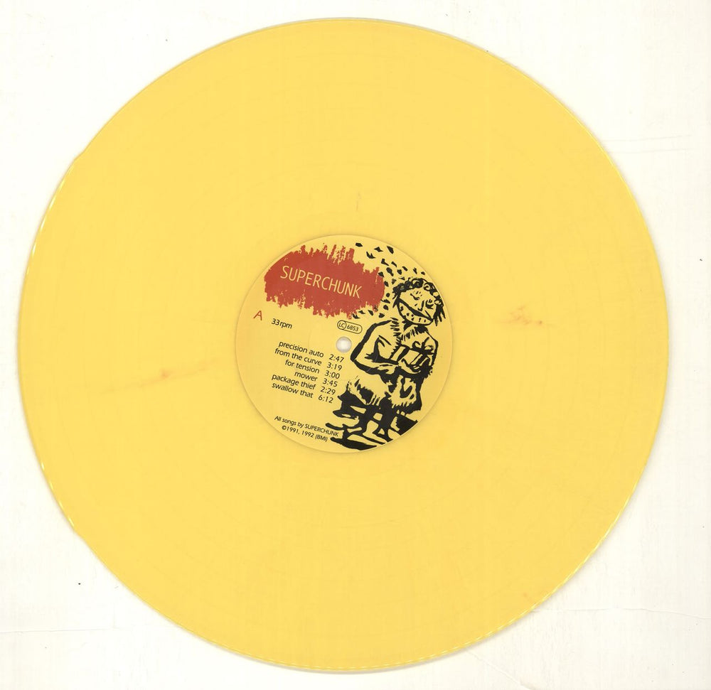 Superchunk On The Mouth - Yellow Vinyl German vinyl LP album (LP record) SPCLPON226233