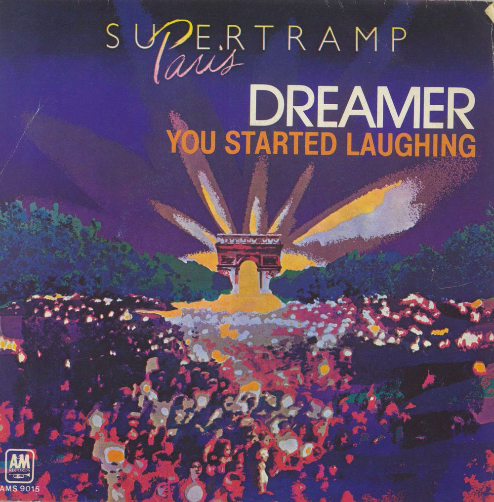 Supertramp Dreamer (Live) Italian 7" vinyl single (7 inch record / 45) AMS9015