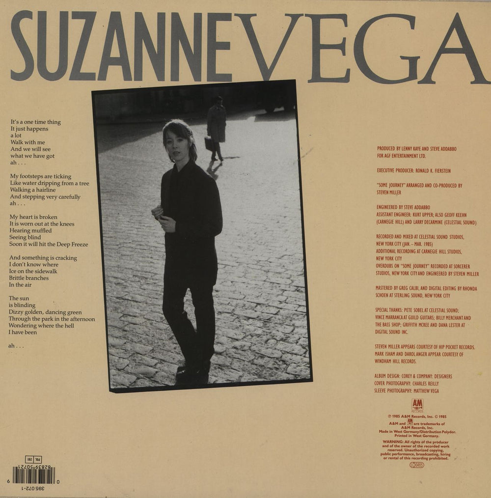 Suzanne Vega Suzanne Vega - multi language stickered p/s German vinyl LP album (LP record) 082839507219