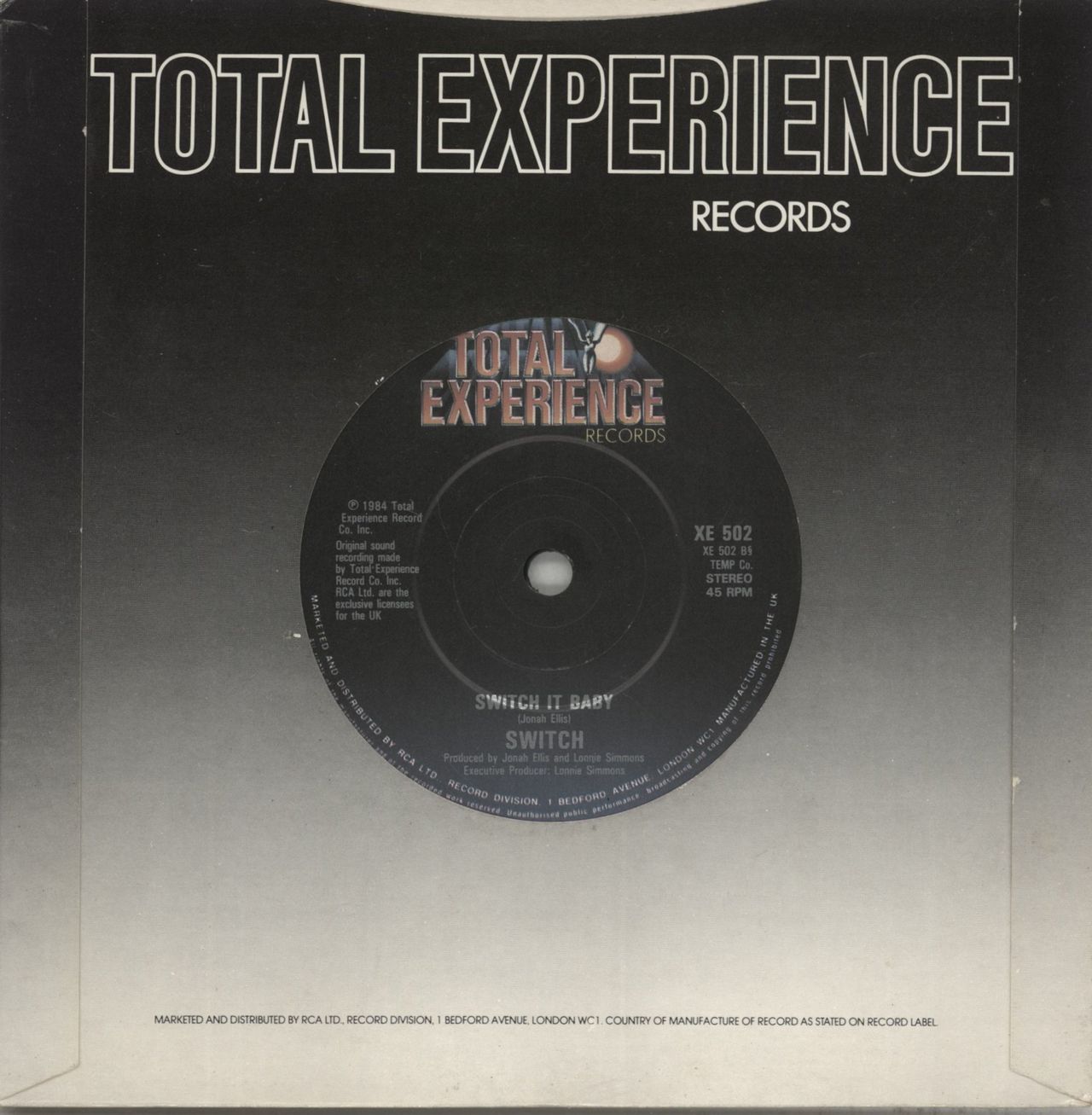 Switch Keeping Secrets UK 7" vinyl single (7 inch record / 45)