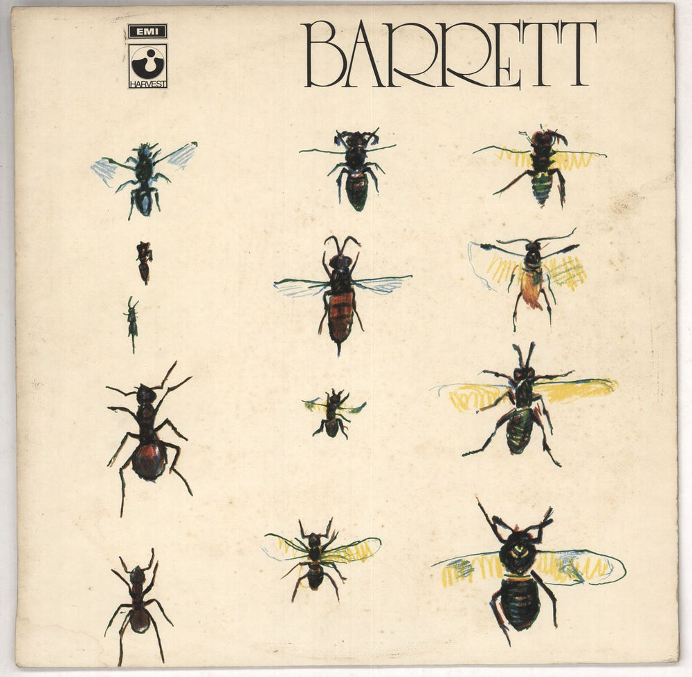 Syd Barrett Barrett - 1st - Textured Sleeve UK vinyl LP album (LP record) SHSP4007