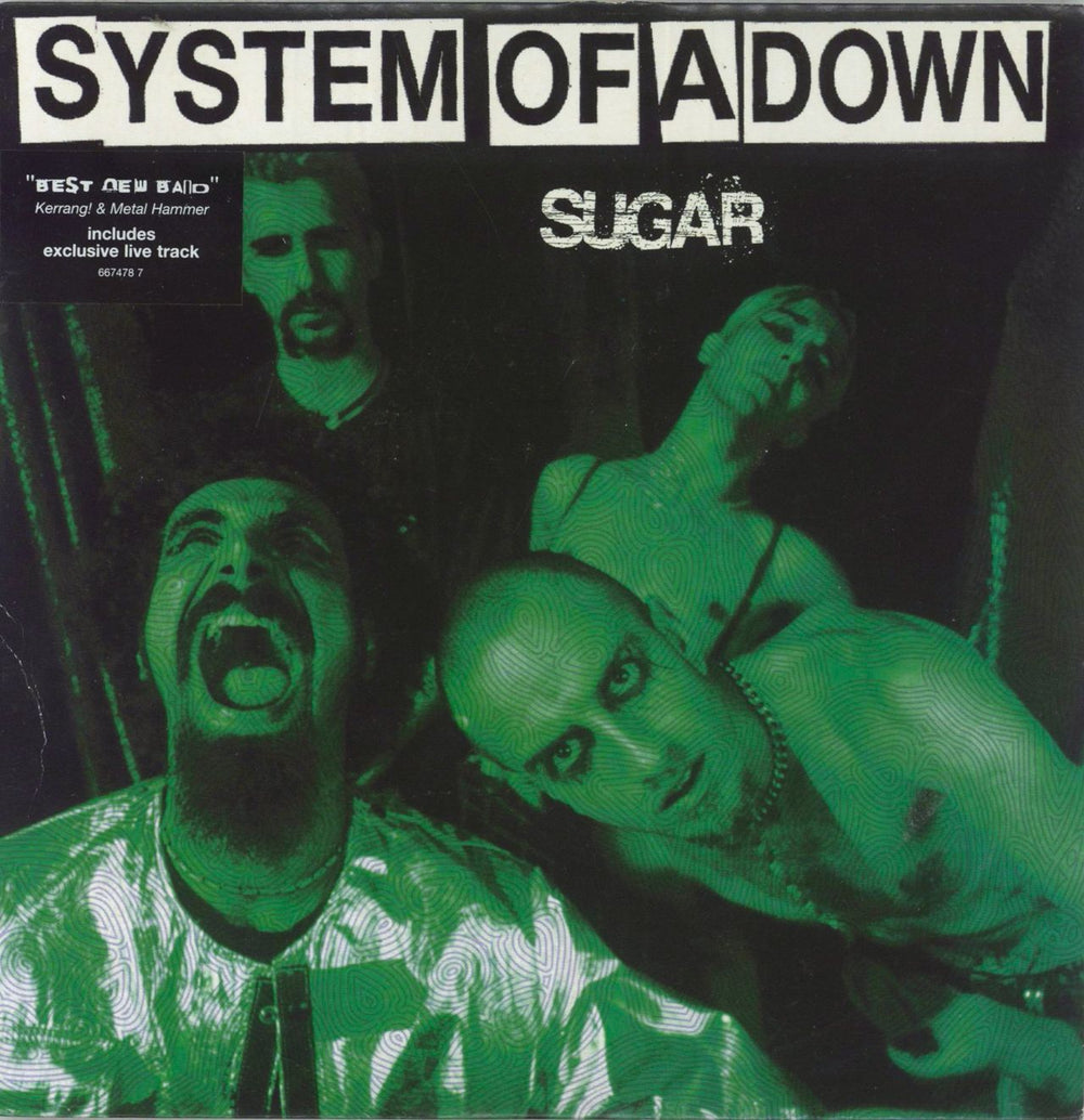 System Of A Down Sugar UK 7" vinyl single (7 inch record / 45) 6674787