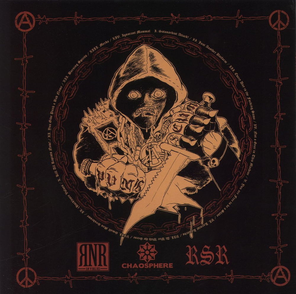 Systemik Viølence Satanarkist Attack UK vinyl LP album (LP record)